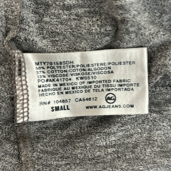 AG Gray T-Shirt Sz S - Picture 3 of 4